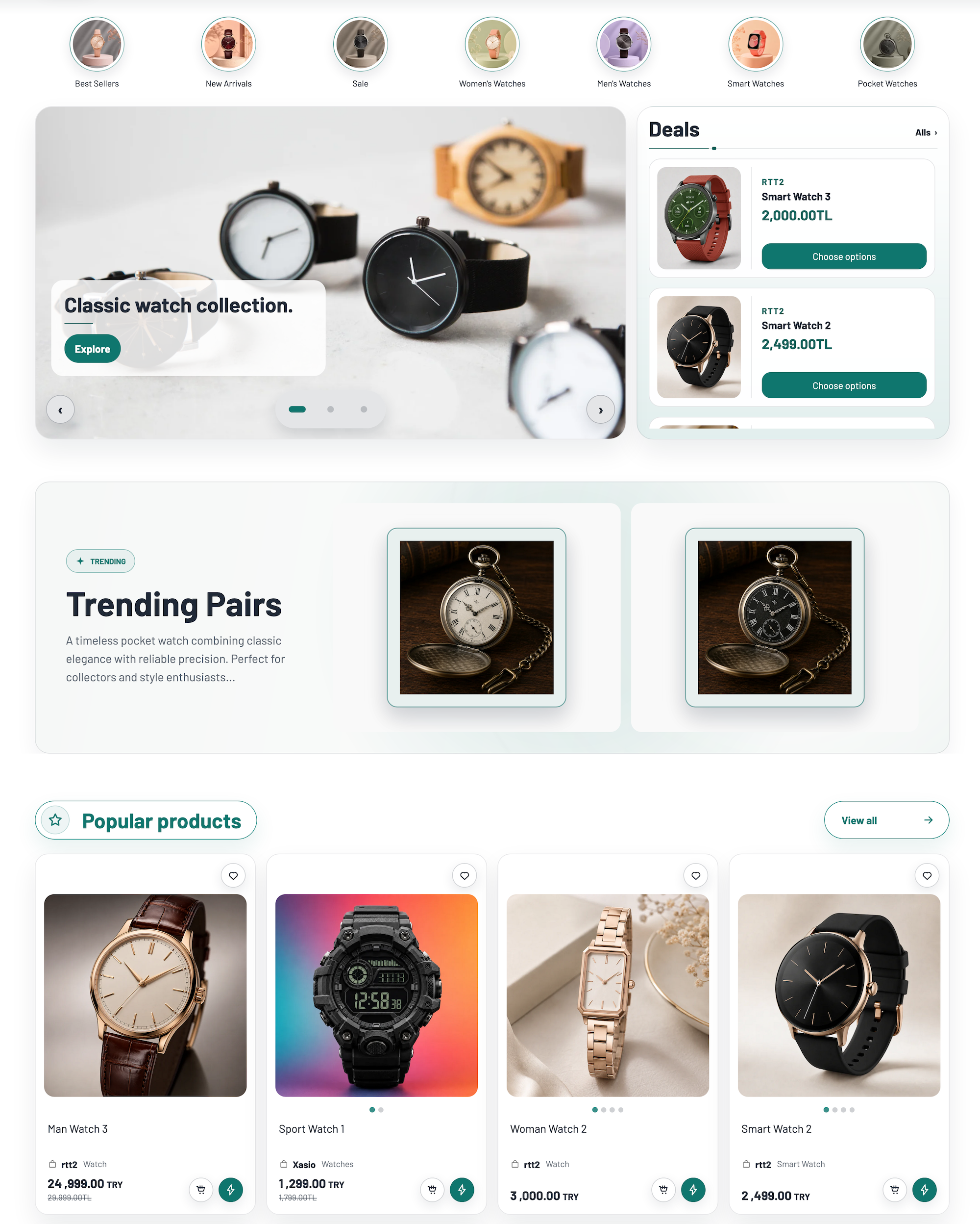 Kronox Shopify theme desktop preview